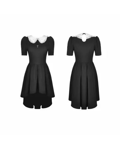 Vestido com Cruze e Gola Branca da Marca Dark in Love por 53,50 €