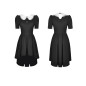 Kleid mit Kreuz und Weißem Kragen