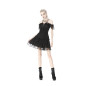 Vestido Negro con Encaje