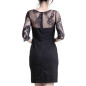 Robe Tube avec Dentelle