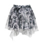 Gray and Black Mini Skirt Gray and Black Mini Skirt