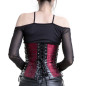 Black and Red Underbust Corset