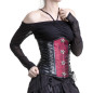 Black and Red Underbust Corset