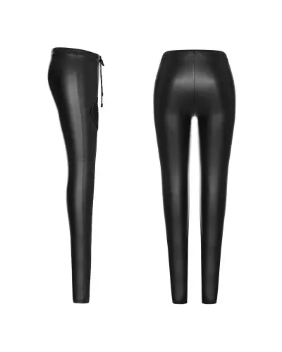 Legging Rouge et Noir de la Marque Punk Rave à 36,00 €