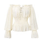 Beige Lace Blouse