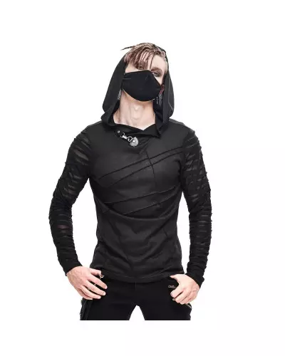 Camiseta Asimétrica con Capucha para Hombre marca Devil Fashion a 49,00 €