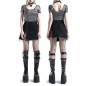 Asymmetric Skirt with Tartan