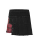 Asymmetrischer Rock mit Tartan