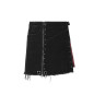 Asymmetric Skirt with Tartan