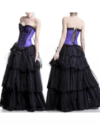 Black Purple Corset from Style Brand at €25.00