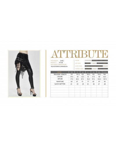 LEGGING CON FALDA