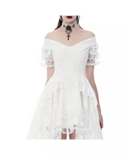 Weißes Kleid der Dark in love-Marke für 69,90 €
