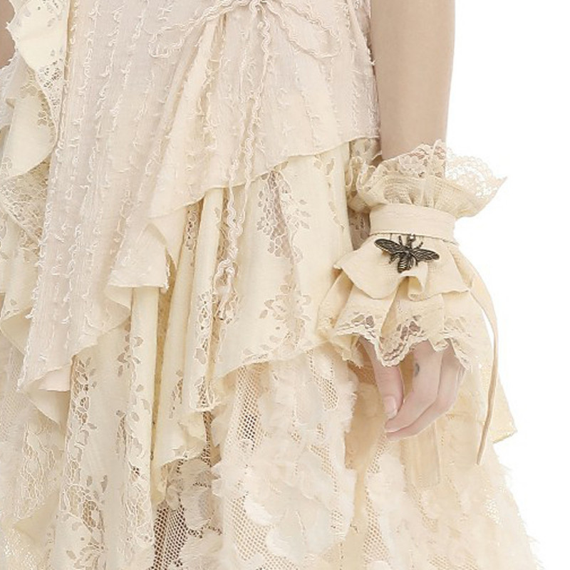 Beige Gloves