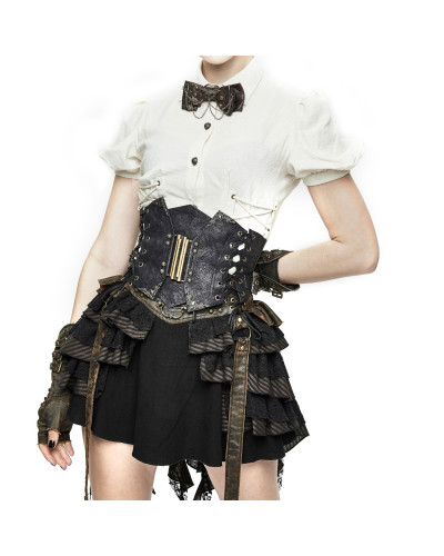 CINTURON ANCHO STEAMPUNK MUJER