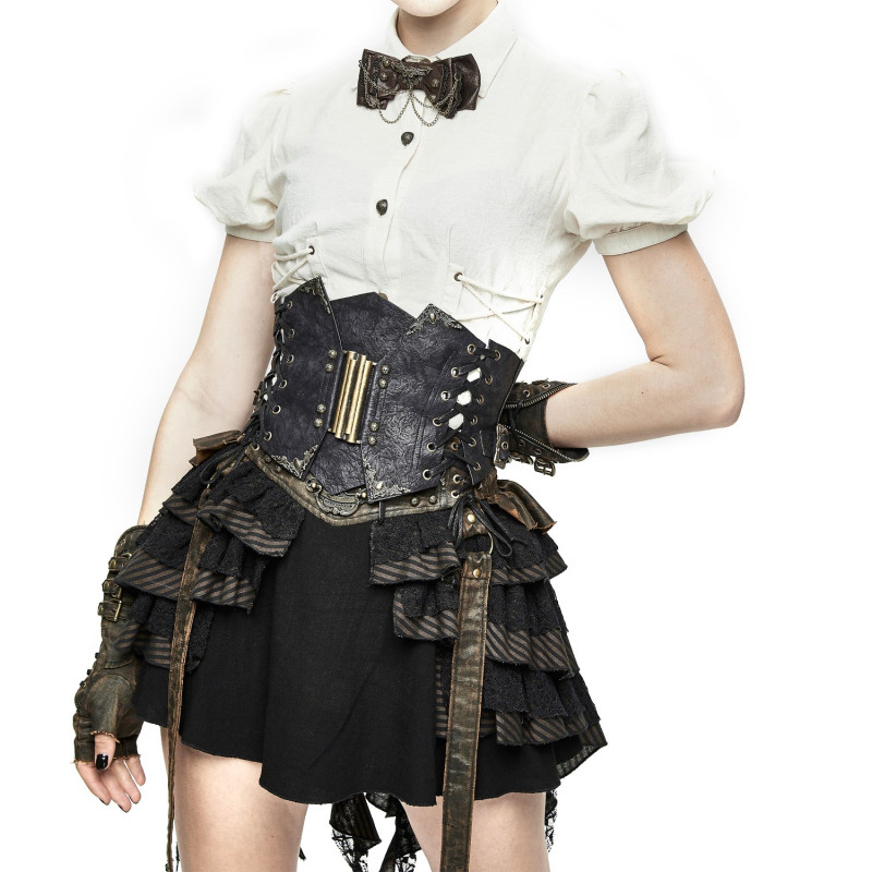 Wide Belt with Lacings