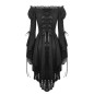 Elegant Dress with Lacings