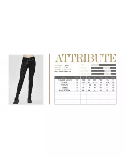 Asymmetrische Hose mit Schnürung der Devil Fashion-Marke für 77,50 €