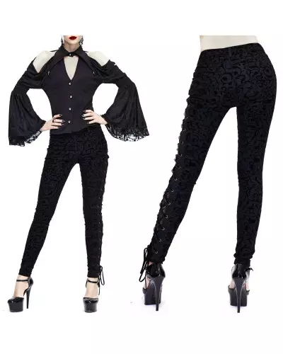 Elegant Pants with Brocade from Devil Fashion Brand at €76.50