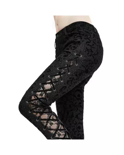Pantalón Elegante con Brocado marca Devil Fashion a 76,50 €