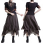 Brown Skirt with Peaks