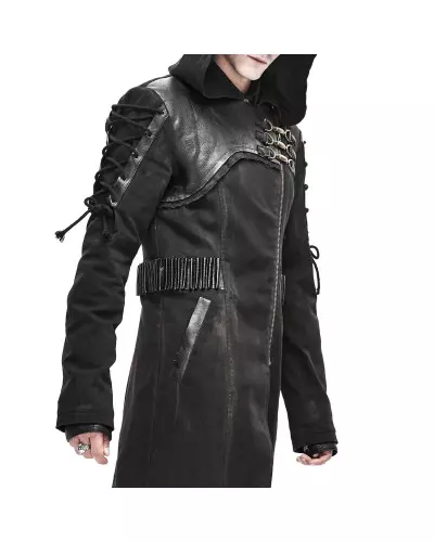 Asymmetrische Jacke mit Kapuze für Männer der Devil Fashion-Marke für 159,00 €