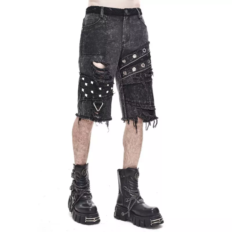 Short Asymmetric Pants for Men from Devil Fashion Brand at €75.00
