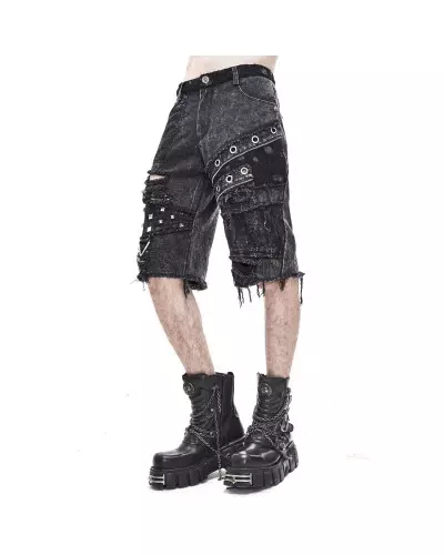 Short Asymmetric Pants for Men from Devil Fashion Brand at €75.00