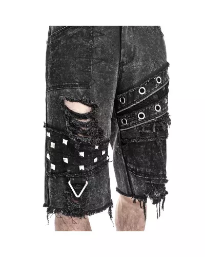 Pantalon Court Asymétrique pour Homme de la Marque Devil Fashion à 75,00 €