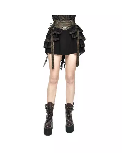Short Skirt with Ruffles from Devil Fashion Brand at €99.00