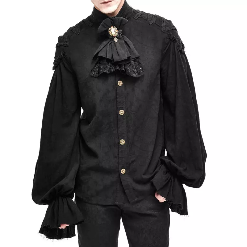 Black Shirt for Men from Devil Fashion Brand at €72.50