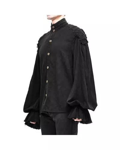 Chemise Noire pour Homme de la Marque Devil Fashion à 72,50 €
