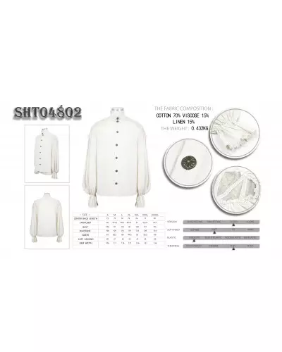 Camisa Branca para Homem da Marca Devil Fashion por 72,50 €