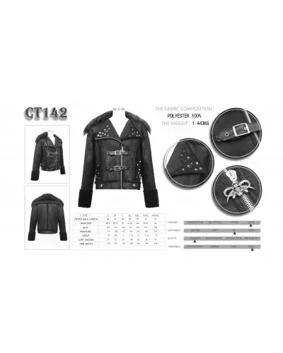 Jacket with Studs for Men from Devil Fashion Brand at €125.00