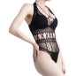 Body Élastique en Grille