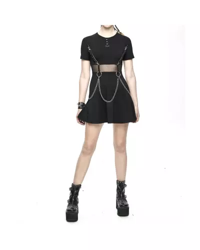 Kurzes Kleid mit Ketten der Devil Fashion-Marke für 59,00 €