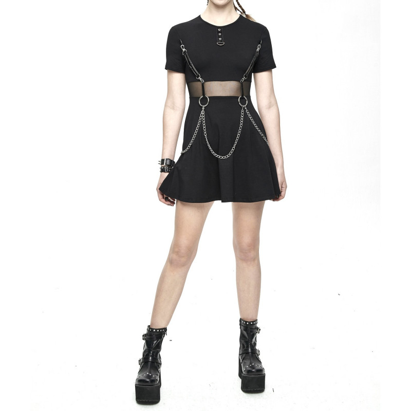 VESTIDO CON CADENAS