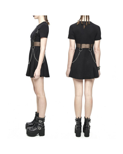 VESTIDO CON CADENAS
