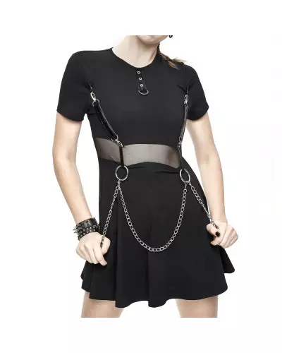 Short Dress with Chains from Devil Fashion Brand at €59.00