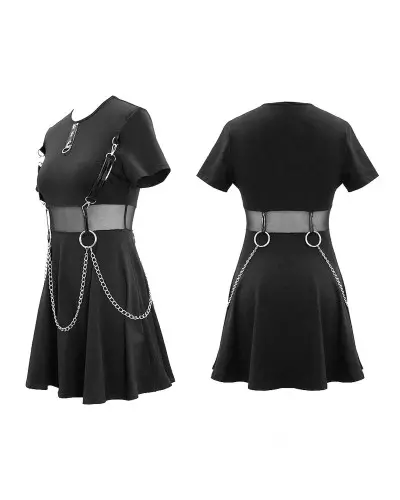 Kurzes Kleid mit Ketten der Devil Fashion-Marke für 59,00 €