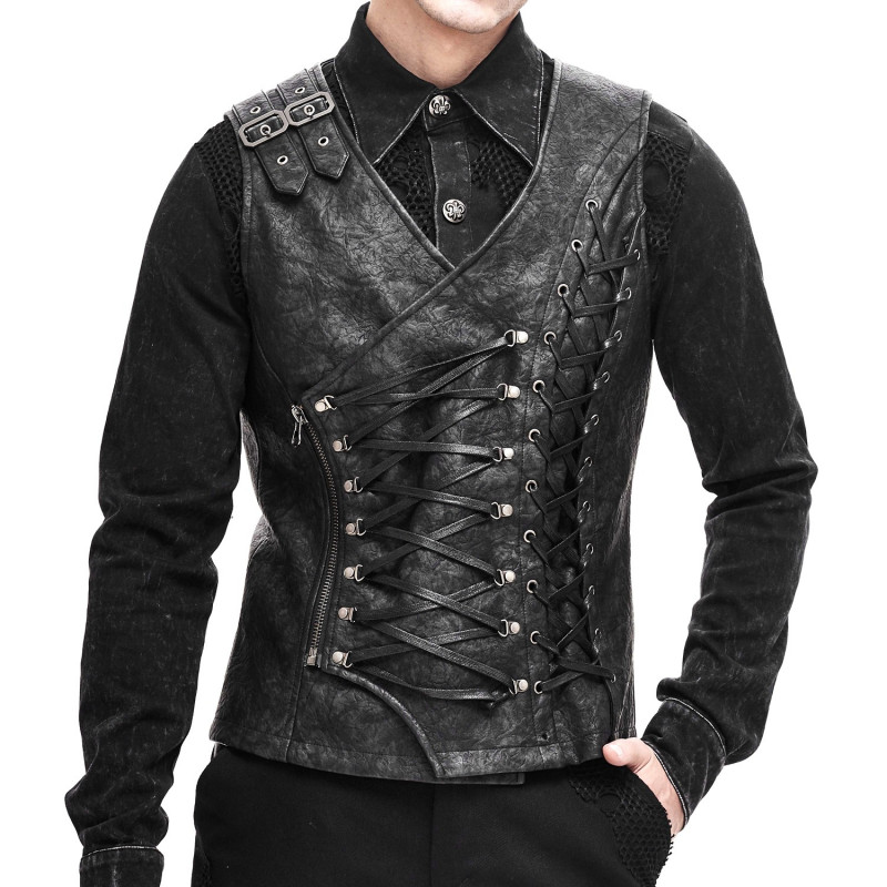 gilet homme gothique