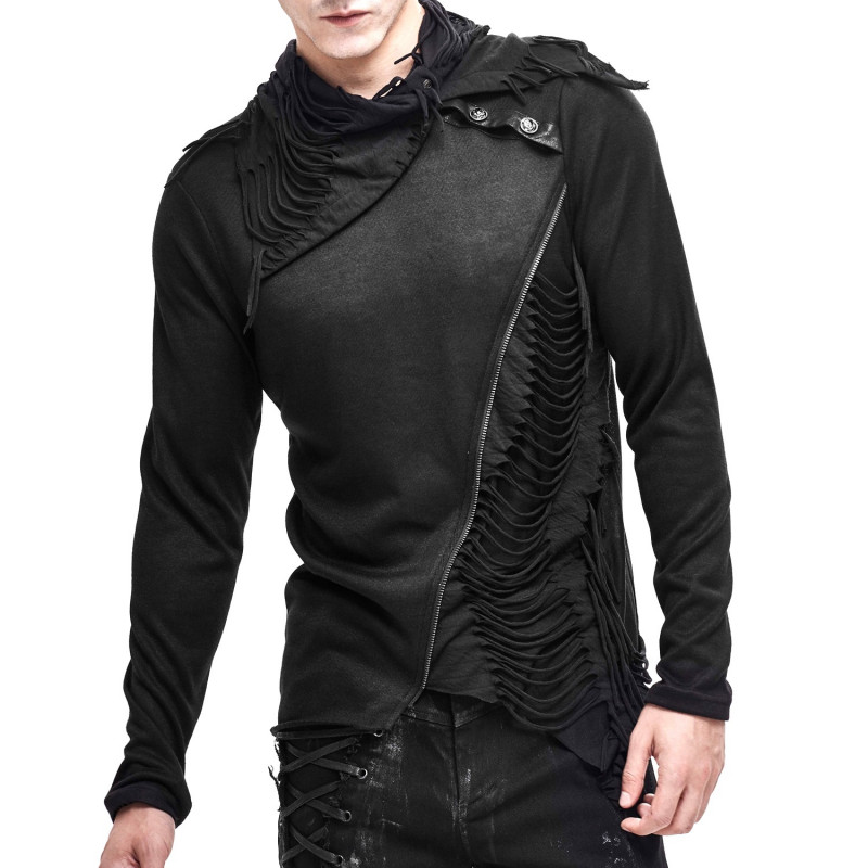 CAMISETA GÓTICA HOMBRE ASIMÉTRICA