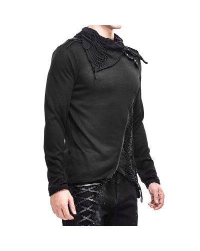 CAMISETA GÓTICA HOMBRE ASIMÉTRICA