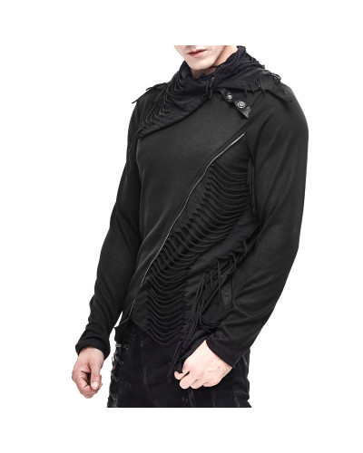CAMISETA GÓTICA HOMBRE ASIMÉTRICA