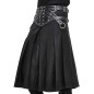 Skirt with Faux Leather for Men