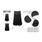 Jupe avec Similicuir pour Homme