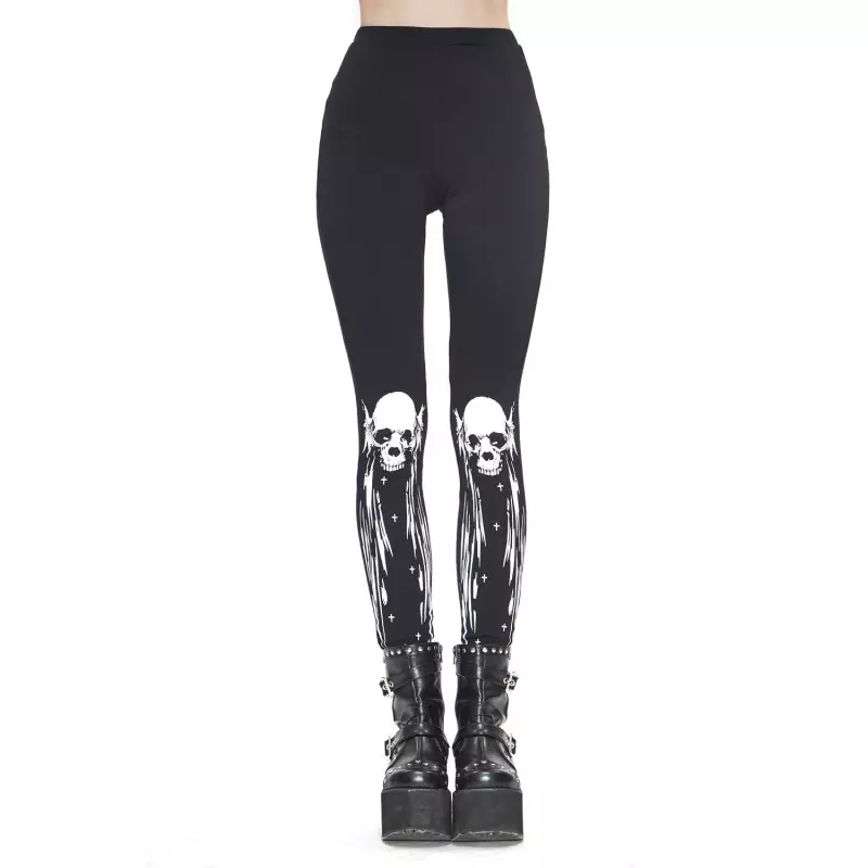 Leggings mit Totenköpfen der Devil Fashion-Marke für 37,50 €