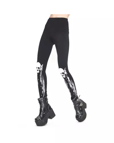 Leggings with Skulls from Devil Fashion Brand at €37.50