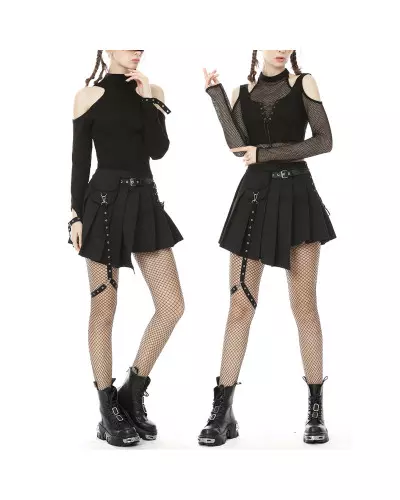 Asymmetric Skirt with Pocket from Dark in love Brand at €49.80
