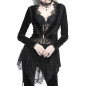 Jacke aus Samt und Spitze
