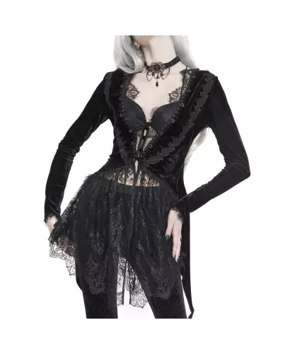 Jacket Made of Velvet and Lace from Devil Fashion Brand at €89.00